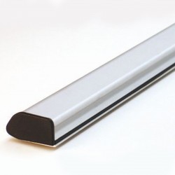 Aluminijast "snap" profil na gumo - 32 mm