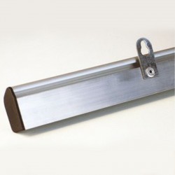 Aluminijast "snap" profil na gumo - 32 mm