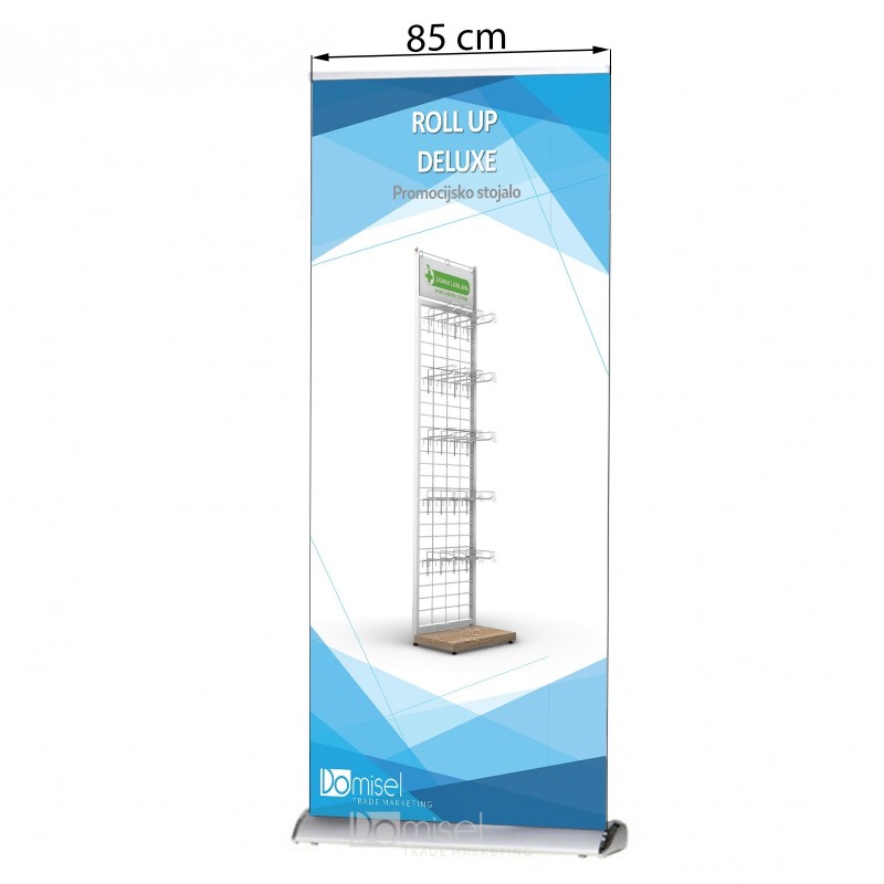 Roll-up stojalo - Deluxe - 850 x 1600 do 2250  mm