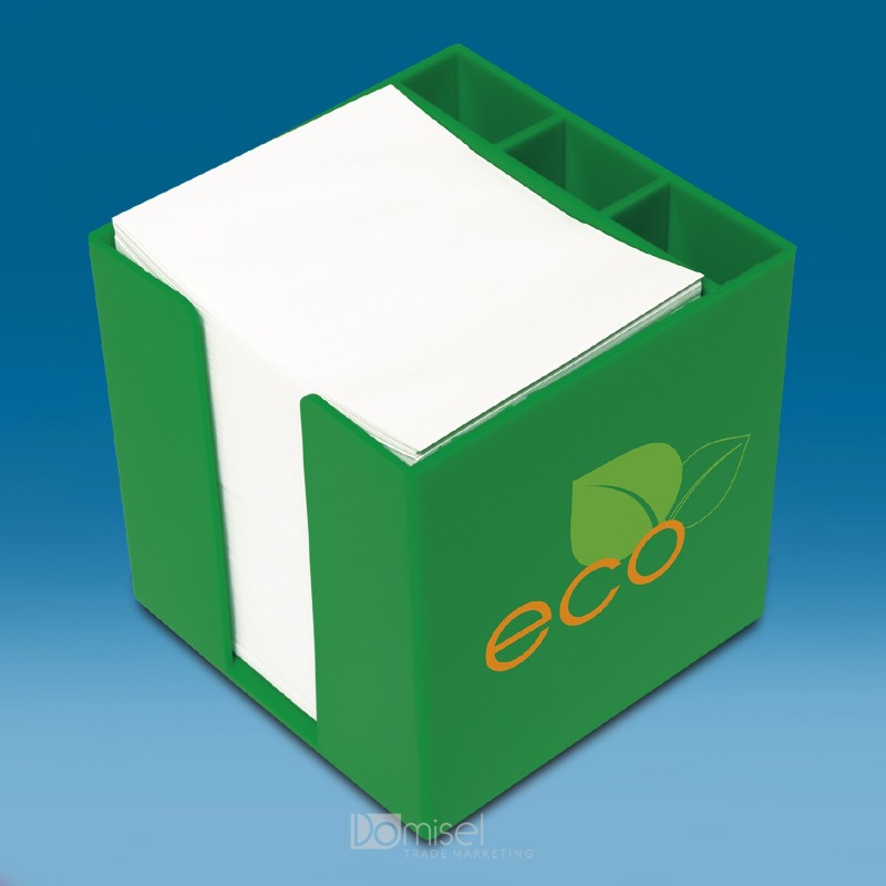 škatlica za listke z dodatnimi predalčki - 100 x 100 x 100 mm