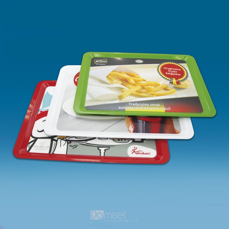 Oglat pladenj za strežno - 530 x 370 x 15 mm
