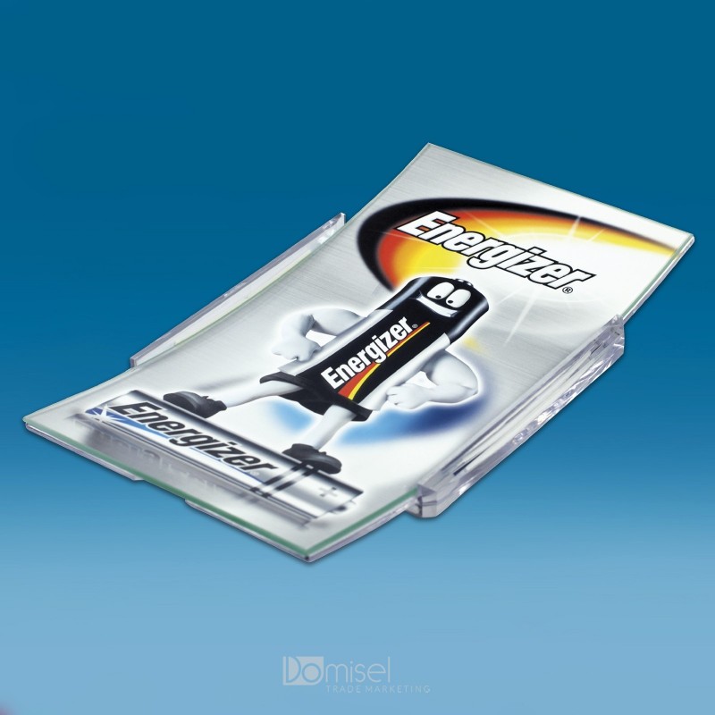 Steklen oglat gotovinski pladenj s tiskom CMYK - 210 x 212 x 23 mm