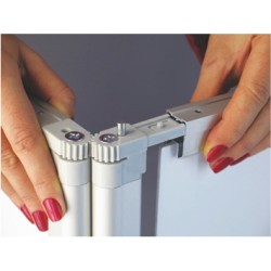 Zložljiv ovalen promocijski dvojni pult - 1033 x 562 mm