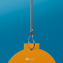 Jeklena veriga 7 x 5 mm