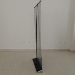 Roll-up stojalo - Premium black - 850 x 2400 mm