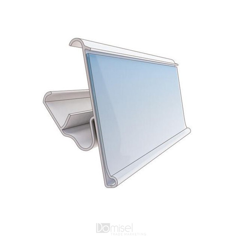 Censka letvica za police - 39 x 1000 mm - Bela - ekstrudirana