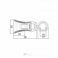 Revogrip mini sponka z obročkom