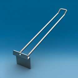 Kovinska dvojna lamelna cinkana kljukica - 250 mm