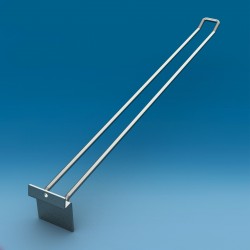 Kovinska dvojna lamelna cinkana kljukica - 400 mm