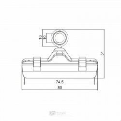 Revogrip 80 mm sponka z obročkom