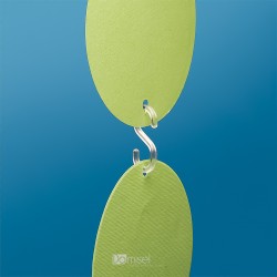 Prozoren "S" kavelj - 39 mm