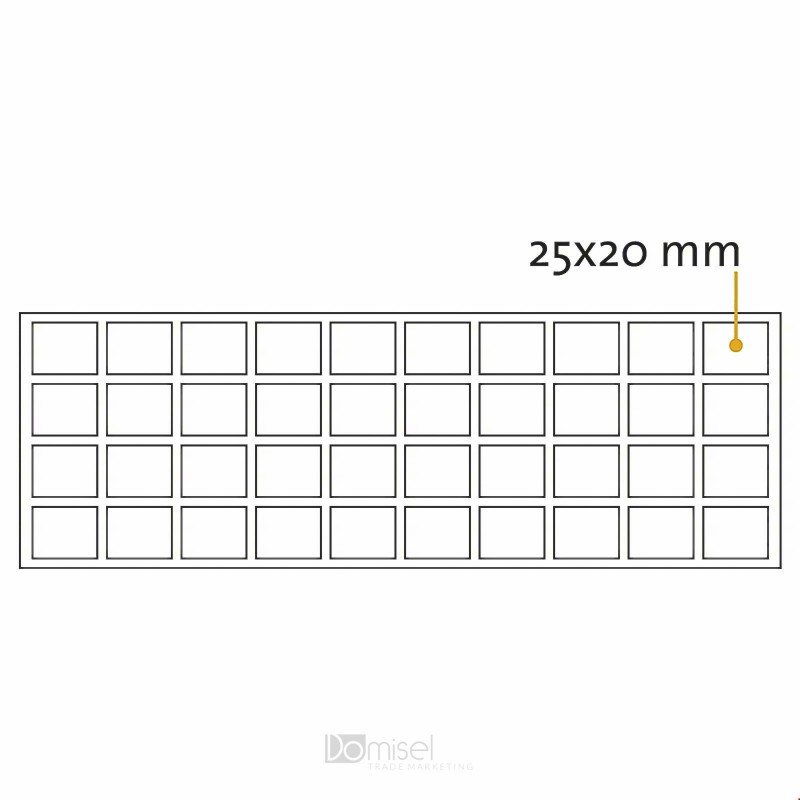 Kvadratne samolepilne penaste blazinice - 25 X 20 mm