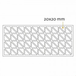 Trikotne samolepilne penaste blazinice - 20 x 20 mm