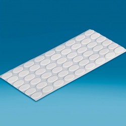 Ovalne samolepilne penaste blazinice - 24 x 14 mm