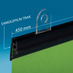Samolepilni "klik" profili za plakate - 450 mm