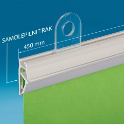 Samolepilni "klik" profili za plakate - 450 mm
