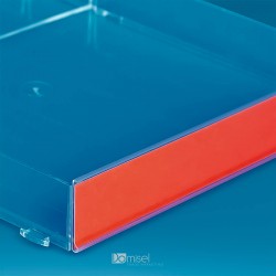 Censka letvica - prozorno lepilo, z robom naprej - ekstrudirana - D1325 V25 Censka letvica - prozorno lepilo, z robom naprej - ekstrudirana - D1325 V25