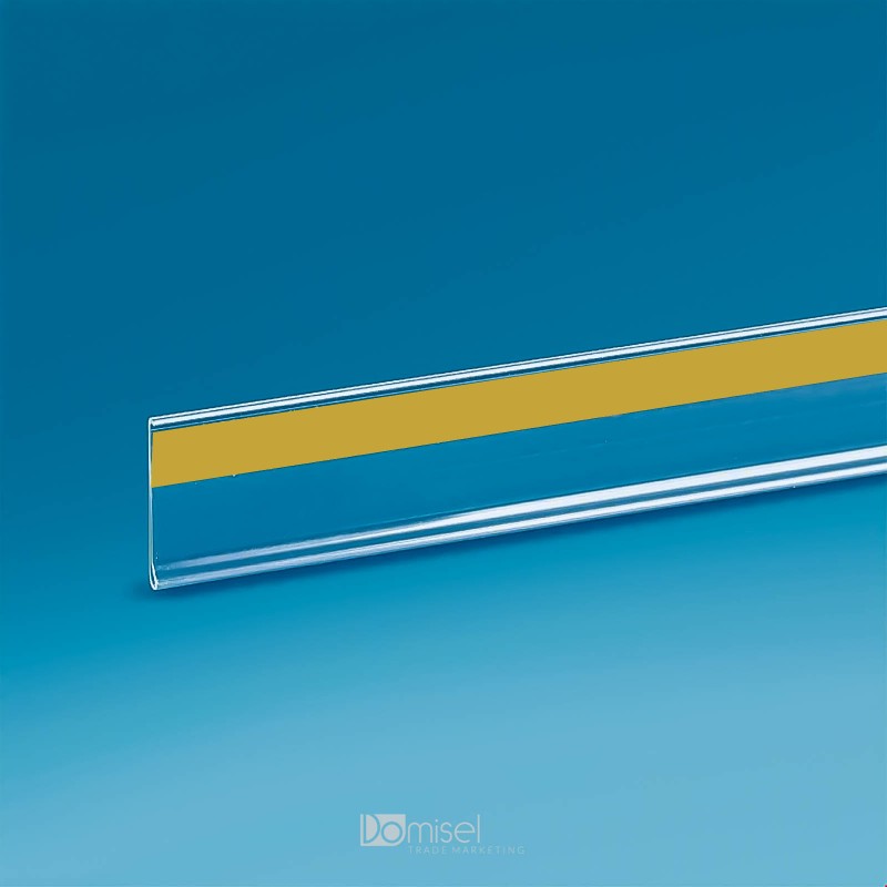 Censka letvica - prozorno lepilo, z robom naprej - ekstrudirana - D1325 V25 Censka letvica - prozorno lepilo, z robom naprej - ekstrudirana - D1325 V25