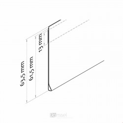 CENSKA LETVICA - RAVNA - EKSTRUDIRANA - PROZORNA - PROZORNO LEPILO, ZGORAJ - D1330 V60 CENSKA LETVICA - RAVNA - EKSTRUDIRANA - PROZORNA - PROZORNO LEPILO, ZGORAJ - D1330 V60