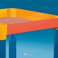 Censka letvica - za plastična stojala - z robom nazaj - D300 V38