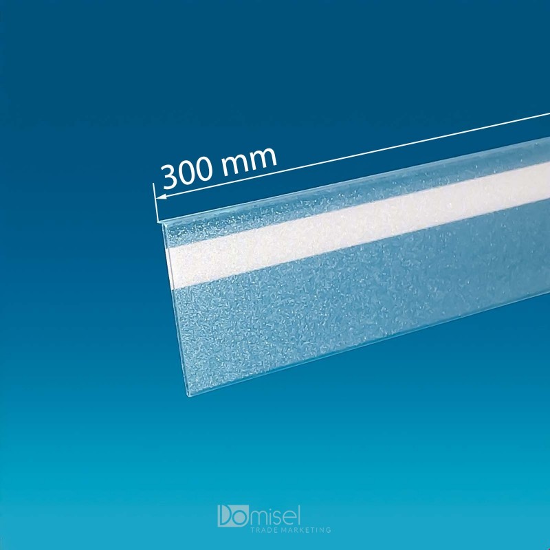Censka letvica - za plastična stojala - z robom nazaj - D300 V38