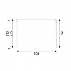INFORMACIJSKI OKVIR - ZA PREGRADNI STEBRIČEK TRAK - OGLAT ODPRT - ČRN - LEŽEČ - A4 INFORMACIJSKI OKVIR - ZA PREGRADNI STEBRIČEK TRAK - OGLAT ODPRT - ČRN - LEŽEČ - A4