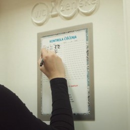 Magnetni vložni okvir samolepilni z izsekom za pisanje - srebrna - A4 Magnetni vložni okvir samolepilni z izsekom za pisanje - srebrna - A4