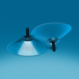 VAKUUMSKI PRISESEK - Z ZUNANJIM PLASTIČNIM NAVOJEM - Ø 50 mm - M4 -11 mm