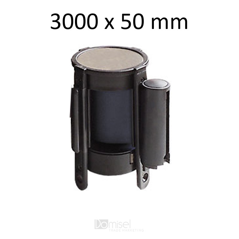 IZVLEČNA KASETA - ZA PREGRADNI STEBRIČEK TRAK - MODRA - RDEČA - ČRNA - 3m