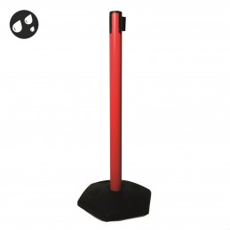 Pregradni stebriček z izvlečnim trakom - PVC - več barv -  435 x 1010 mm Pregradni stebriček z izvlečnim trakom - PVC - več barv -  435 x 1010 mm