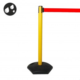 Pregradni stebriček z izvlečnim trakom - PVC - več barv -  435 x 1010 mm Pregradni stebriček z izvlečnim trakom - PVC - več barv -  435 x 1010 mm