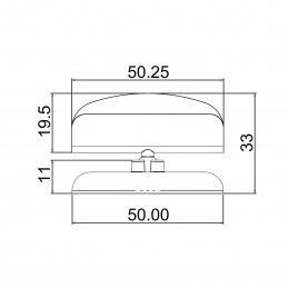 Revogrip podstavek - 50 mm - z nosilcem - 50 mm