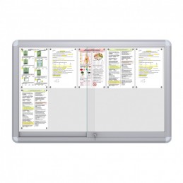 Oglasna deska z magnetno tablo - 696 x 1186 mm (10 x A4)
