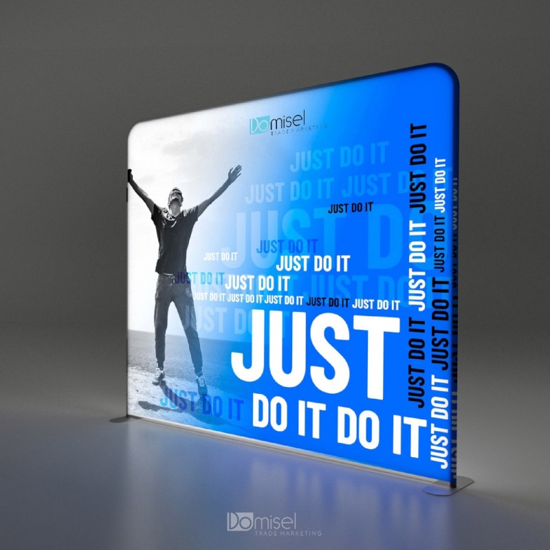 REKLAMNA STENA - RAVNA - LED - ENOSTRANSKI TISK