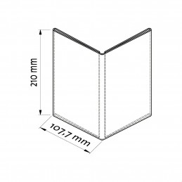 PULTNO STOJALO ZA REKLAME - PLEKSI - KNJIŽNO 1/3 A4