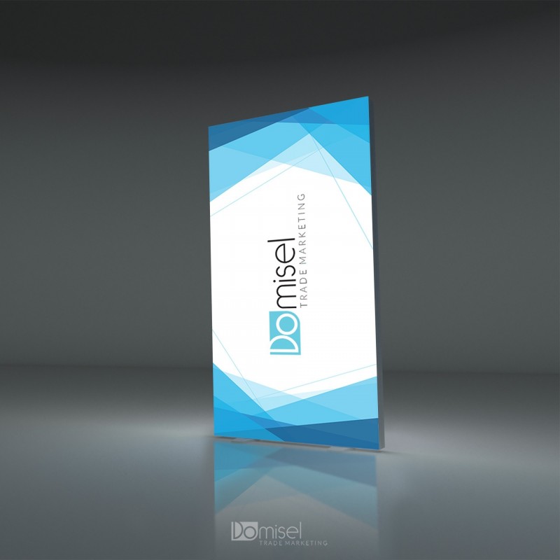 REKLAMNA STENA - OSVETLJENA - LED - D1000 V2000 - S POTISKOM