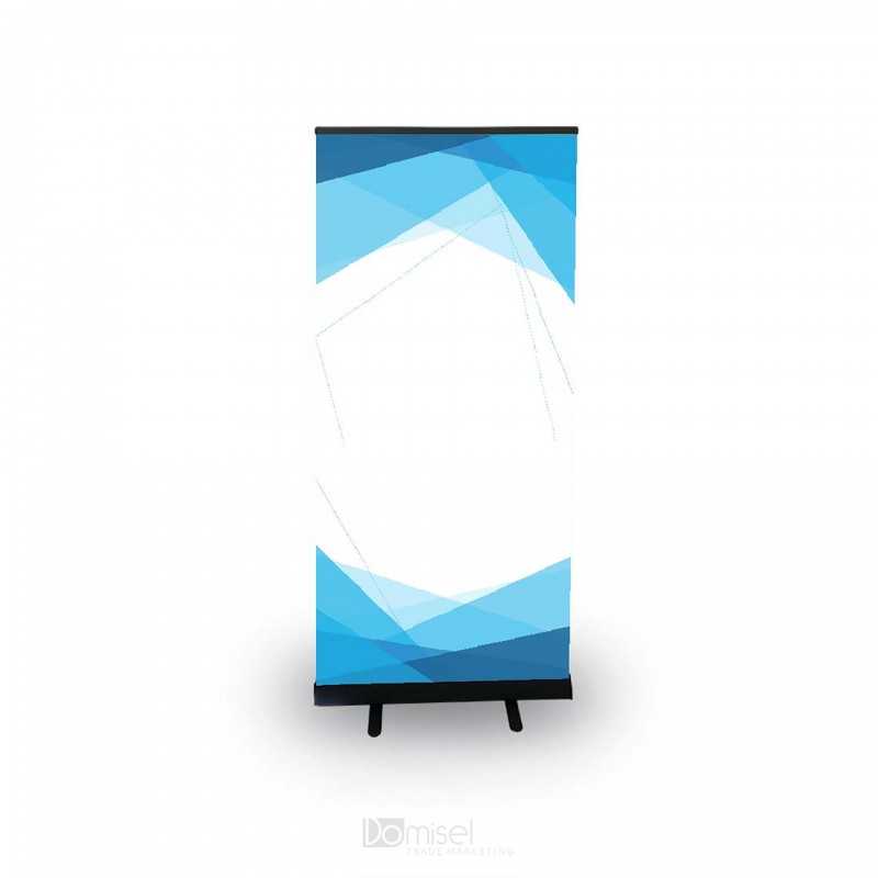 Roll-up stojalo - TRIKOTNI BLACK - 850 x 2000 mm