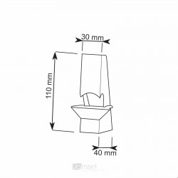 Kartonski podstavek 110 x 110 mm
