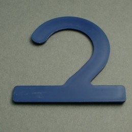 ODPRTI PLASTIČEN OBEŠALNIK - D72 V72