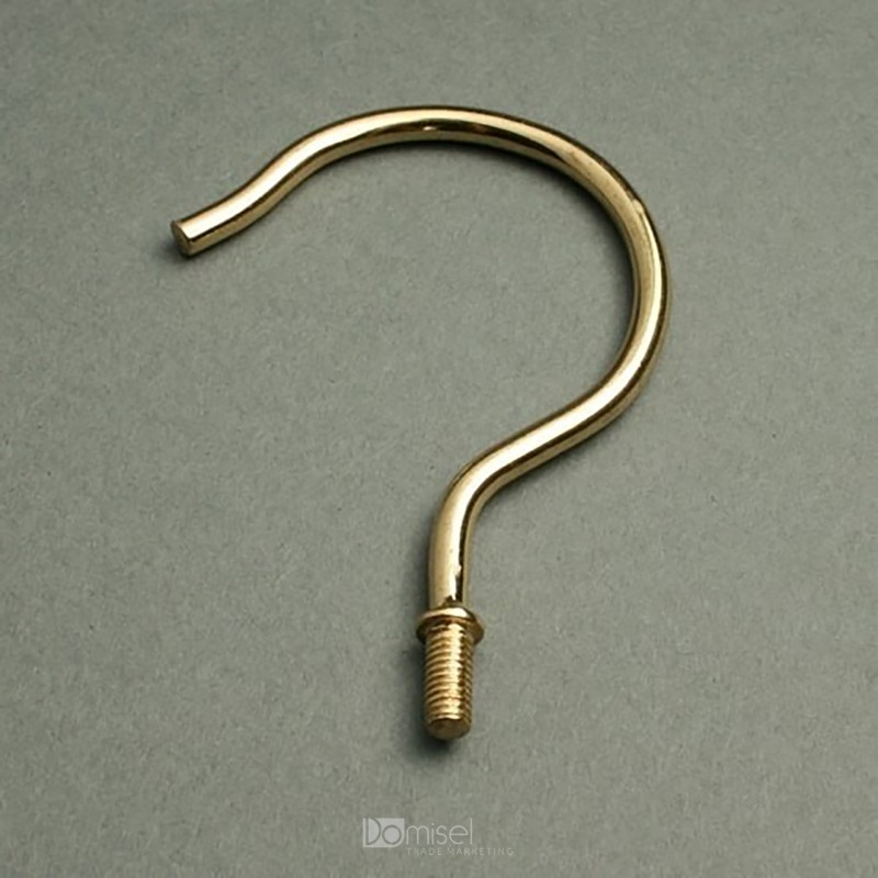 ODPRTI KOVINSKI OBEŠALNIK Z NAVOJEM - D54 V78