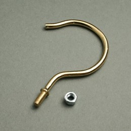 ODPRTI KOVINSKI OBEŠALNIK Z NAVOJEM - D54 V78