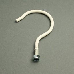 ODPRTI KOVINSKI OBEŠALNIK Z NAVOJEM - D54 V78