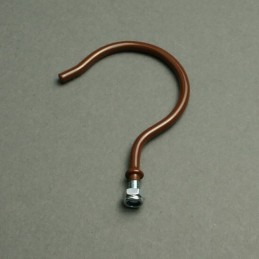 ODPRTI KOVINSKI OBEŠALNIK Z NAVOJEM - D54 V78