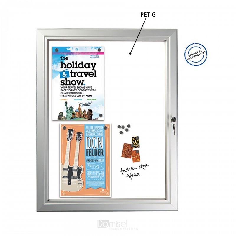 OGLASNA DESKA Z MAGNETNO TABLO - RAZLIČNE VELIKOSTI