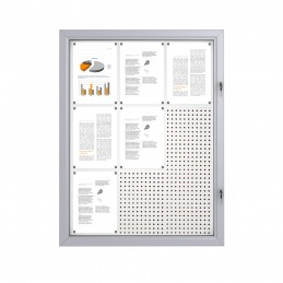 OGLASNA DESKA Z MAGNETNO TABLO IN PLUTO - 790 x 1050 mm (9 x A4)