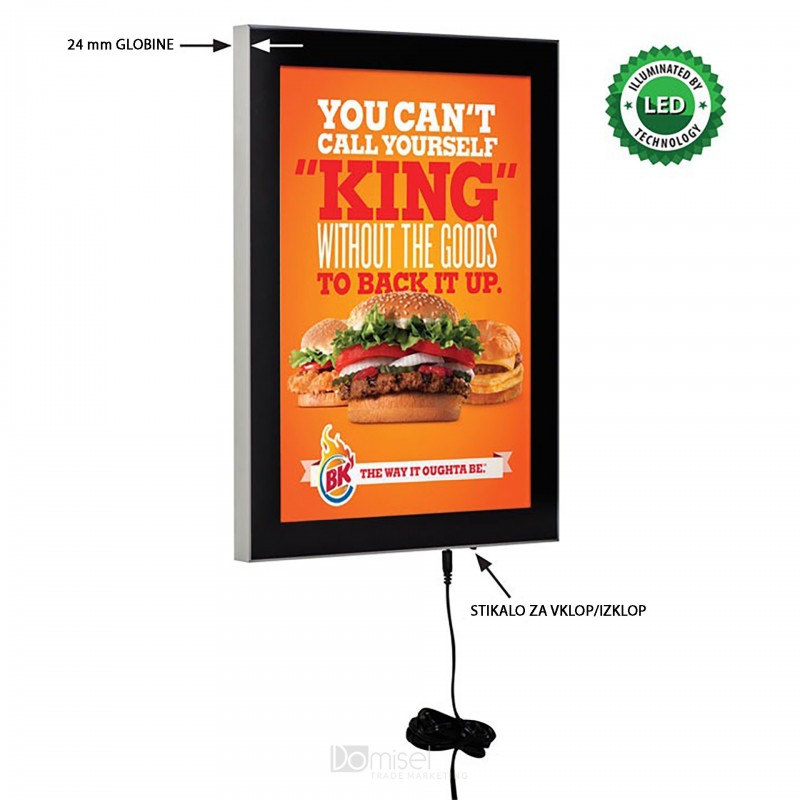 SVETLOBNI LED OKVIR - PAMETEN - MAGNET - RAZLIČNE VELIKOSTI