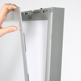 SVETLOBNI LED TOTEM - MAGNET - 594 X 1682 mm - SIV IN ČRN