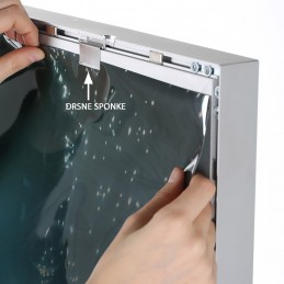 SVETLOBNI LED TOTEM - MAGNET - 594 X 1682 mm - SIV IN ČRN