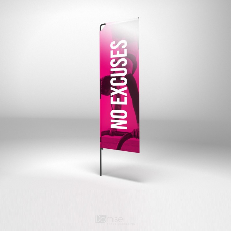 REKLAMNA ZASTAVA - BEACHFLAG - PRAVOKOTNIK - RAZLIČNE VELIKOSTI