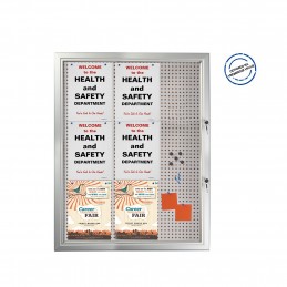 OGLASNA DESKA Z MAGNETNO TABLO IN PLUTO - 815 x 1075 mm (9 x A4)